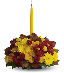 Harvest Happiness Centerpiece from Swindler and Sons Florists in Wilmington, OH